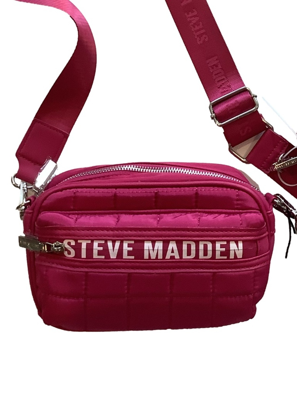 Steve Madden Baida CrossbodyBag Fuschia New - Picture 2 of 5
